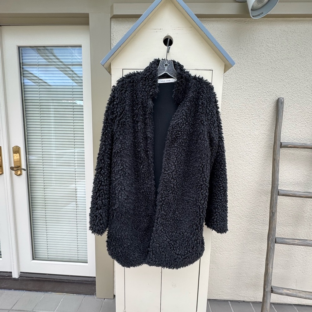 bishop + young Black Teddy Jacket